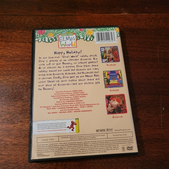 Kelly Ripa Elmo Sesame Street | Media | Sesame Street Elmos World Happy Holidays Dvd ...